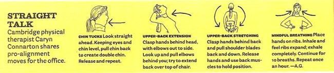 A picture of an instruction manual for the chair.